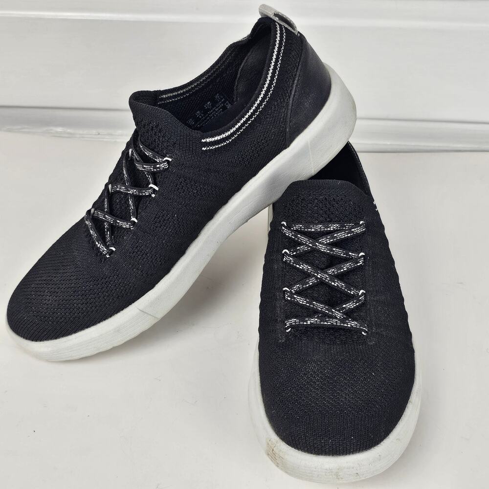 Shoes black Bzees slip on knit comfort casual VGUC 7